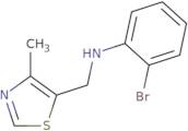 2-Bromo-N-[(4-methyl-1,3-thiazol-5-yl)methyl]aniline