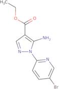 Ethyl 5-amino-1-(5-bromopyridin-2-yl)-1H-pyrazole-4-carboxylate