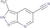 3-Methyl-1H-pyrazolo[3,4-b]pyridine-5-carbonitrile