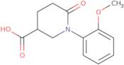 1-(2-Methoxyphenyl)-6-oxopiperidine-3-carboxylic acid