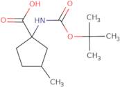 1-([(tert-Butoxy)carbonyl]amino)-3-methylcyclopentane-1-carboxylic acid