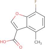 7-Fluoro-4-methyl-1-benzofuran-3-carboxylic acid