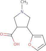 4-(Furan-2-yl)-1-methylpyrrolidine-3-carboxylic acid