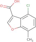 4-Chloro-7-methyl-1-benzofuran-3-carboxylic acid