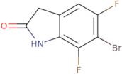 6-Bromo-5,7-difluoro-2,3-dihydro-1H-indol-2-one