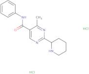 4-Methyl-N-phenyl-2-piperidin-2-ylpyrimidine-5-carboxamide dihydrochloride