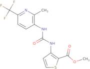 Methyl 3-[({[2-methyl-6-(trifluoromethyl)pyridin-3-yl]amino}carbonyl)amino]thiophene-2-carboxylate