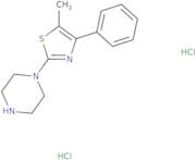 5-Methyl-4-phenyl-2-piperazin-1-yl-1,3-thiazole dihydrochloride