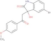 5-Bromo-3-hydroxy-3-[2-(4-methoxyphenyl)-2-oxoethyl]-1,3-dihydro-2H-indol