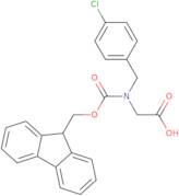 2-{[(4-Chlorophenyl)methyl]({[(9H-fluoren-9-yl)methoxy]carbonyl})amino}acetic acid