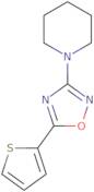 1-[5-(Thiophen-2-yl)-1,2,4-oxadiazol-3-yl]piperidine