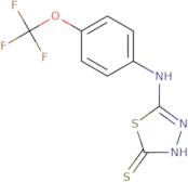 5-{[4-(Trifluoromethoxy)phenyl]amino}-1,3,4-thiadiazole-2-thiol