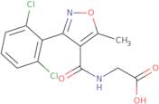 N-[[3-(2,6-Dichlorophenyl)-5-methyl-4-isoxazolyl]carbonyl]glycine