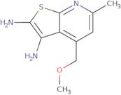 4-Methoxymethyl-6-methyl-thieno[2,3-b]pyridine-2,3-diamine