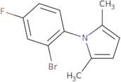 1-(2-Bromo-4-fluorophenyl)-2,5-dimethylpyrrole