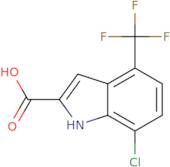 7-Chloro-4-(trifluoromethyl)-1H-indole-2-carboxylic acid