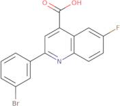 2-(3-Bromophenyl)-6-fluoro-4-carboxyquinoline