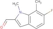 6-Fluoro-1,7-dimethyl-1H-indole-2-carbaldehyde