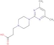 3-[4-(4,6-Dimethyl-pyrimidin-2-yl)-piperazin-1-yl]-propionic acid