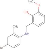 2-{[(4-Bromo-2-methylphenyl)amino]methyl}-6-methoxyphenol