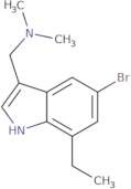 [(5-Bromo-7-ethyl-1H-indol-3-yl)methyl]dimethylamine