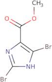 methyl 2,4-dibromo-1H-imidazole-5-carboxylate