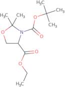 3-o-tert-Butyl 4-o-ethyl (4S)-2,2-dimethyl-1,3-oxazolidine-3,4-dicarboxylate