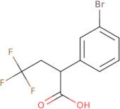 2-(3-Bromophenyl)-4,4,4-trifluorobutanoic acid