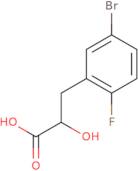 3-(5-Bromo-2-fluorophenyl)-2-hydroxypropanoic acid