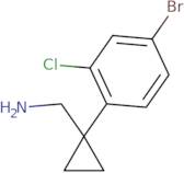 [1-(4-Bromo-2-chlorophenyl)cyclopropyl]methanamine