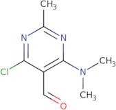 4-Chloro-6-(dimethylamino)-2-methylpyrimidine-5-carbaldehyde