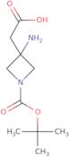 2-{3-Amino-1-[(tert-butoxy)carbonyl]azetidin-3-yl}acetic acid