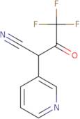 4,4,4-Trifluoro-3-oxo-2-pyridin-3-ylbutanenitrile