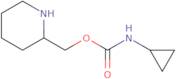 Piperidin-2-ylmethyl N-cyclopropylcarbamate