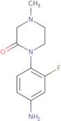 1-(4-Amino-2-fluorophenyl)-4-methylpiperazin-2-one