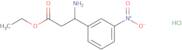 Ethyl 3-amino-3-(3-nitrophenyl)propanoate hydrochloride