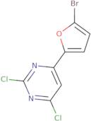 4-(5-Bromofuran-2-yl)-2,6-dichloropyrimidine