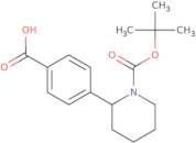 4-(1-(tert-Butoxycarbonyl)piperidin-2-yl)benzoic acid