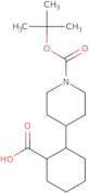 2-{1-[(tert-Butoxy)carbonyl]piperidin-4-yl}cyclohexane-1-carboxylic acid