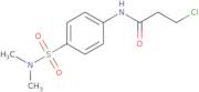 3-Chloro-N-[4-(dimethylsulfamoyl)phenyl]propanamide