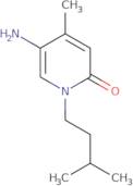 5-Amino-4-methyl-1-(3-methylbutyl)-1,2-dihydropyridin-2-one