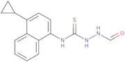 N-(4-Cyclopropyl-1-naphthalenyl)-2-formylhydrazinecarbothioamide