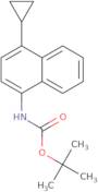 tert-Butyl 4-cyclopropylnaphthalen-1-ylcarbamate