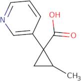 2-Methyl-1-pyridin-3-ylcyclopropane-1-carboxylic acid