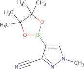 1-Methyl-4-(4,4,5,5-tetramethyl-1,3,2-dioxaborolan-2-yl)-1H-pyrazole-3-carbonitrile