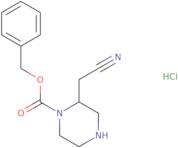 Benzyl (S)-2-(cyanomethyl)piperazine-1-carboxylate hydrochloride