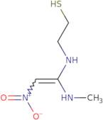2-[[1-(Methylamino)-2-nitroethenyl]amino]-ethanethiol