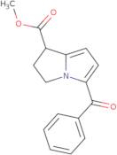 Methyl 5-benzoyl-2,3-dihydro-1H-pyrrolizine-1-carboxylate, racemic