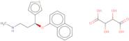 N-Methyl-3-(1-naphthalenyloxy)-3-(3-thienyl) propanamine tartrate