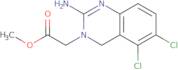 2-Amino-5,6-dichloro-3(4H)-quinazolineacetic acid methyl ester monohydrobromide